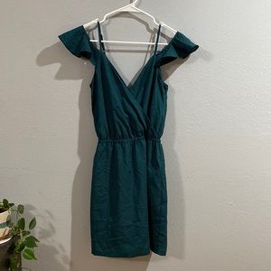 Naked Zebra Off Shoulder Wedding Guest Dress